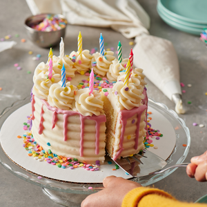 Sprinkle Surprise Birthday Cake
