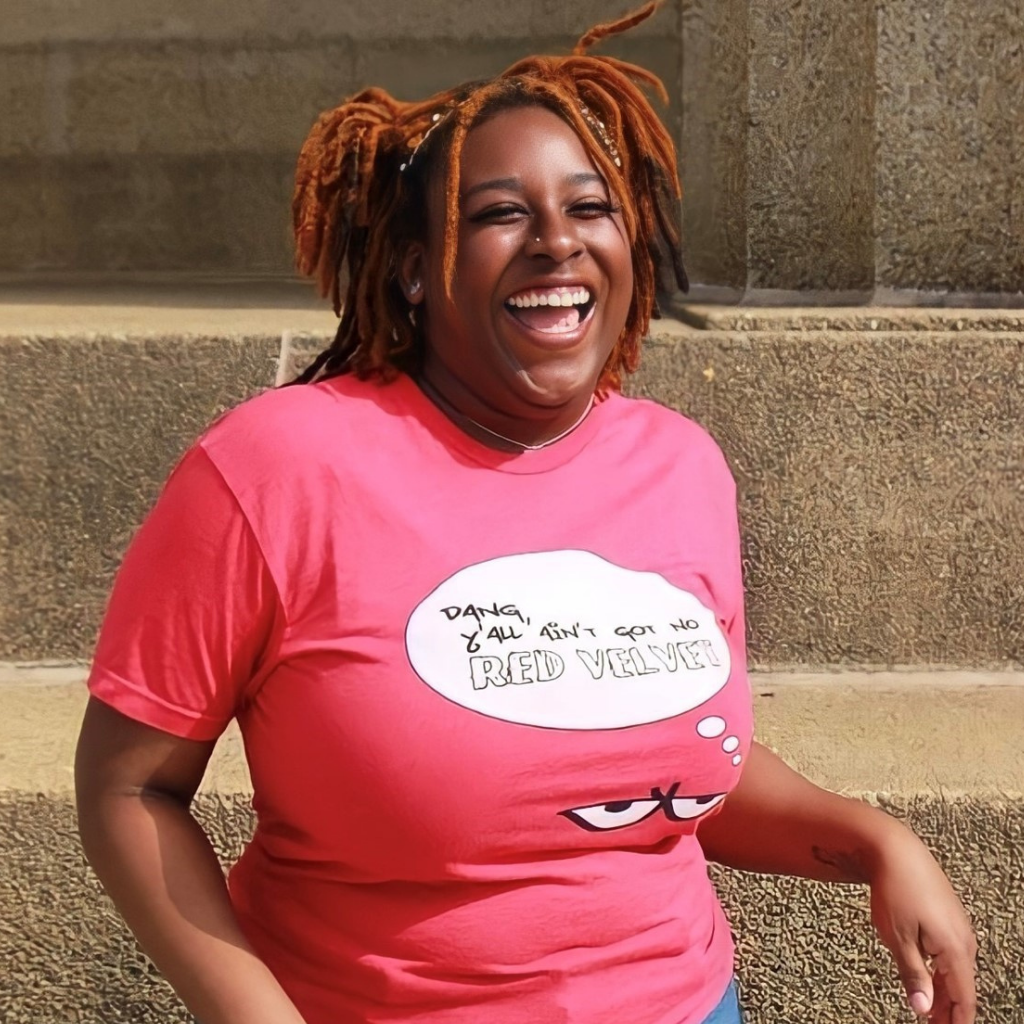 Pink velvet t deals shirt