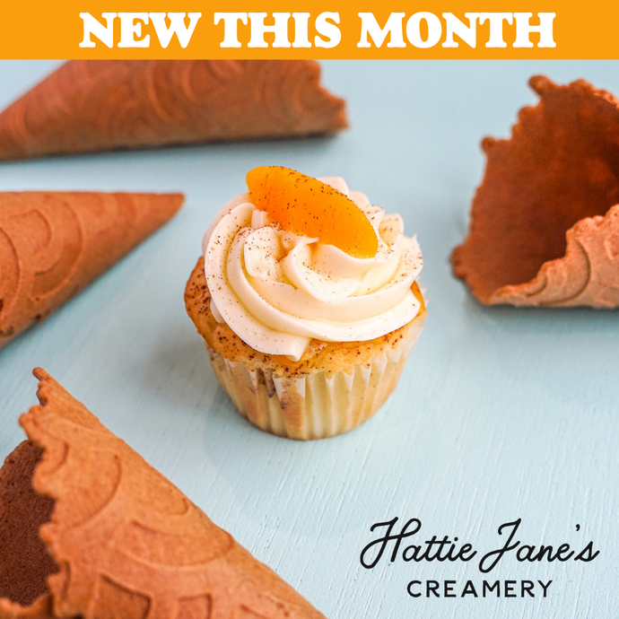 Peaches & Cream Cupcake