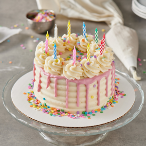 Sprinkle Surprise Birthday Cake