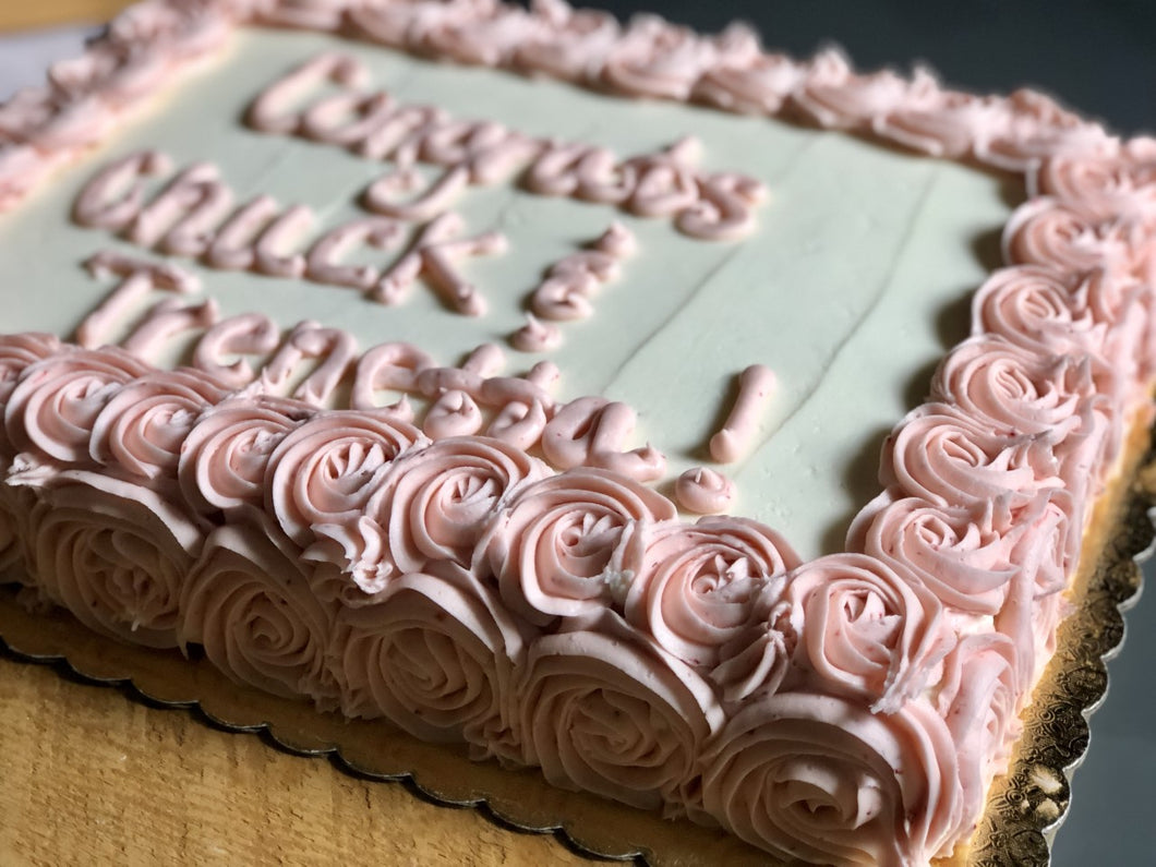 Half Sheet Cake – The Cupcake Collection